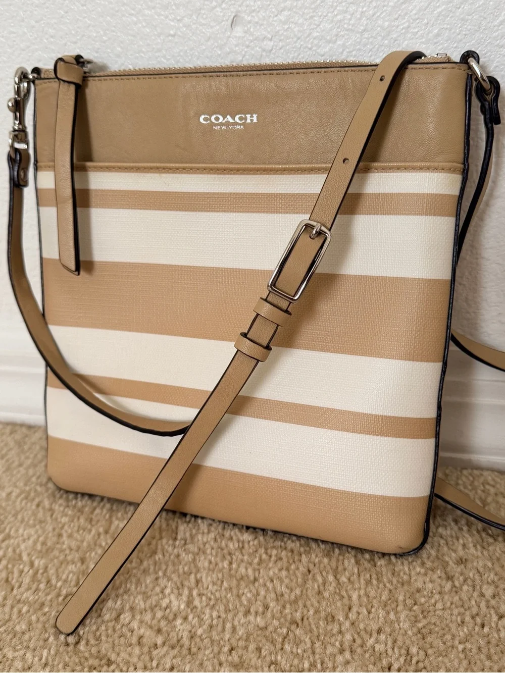 Coach bleecker striped